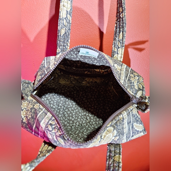 Vera Bradley Small Duffle Bag New Java Print Fall 1998 - Picture 5 of 5